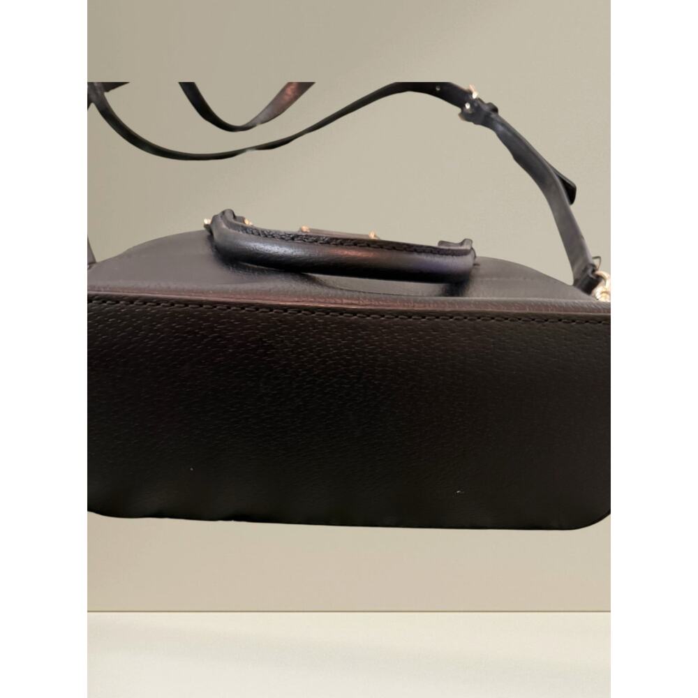 NWOT Kate Spade New York Black Pebbled Leather Satchel Crossbody - Picture 5 of 12